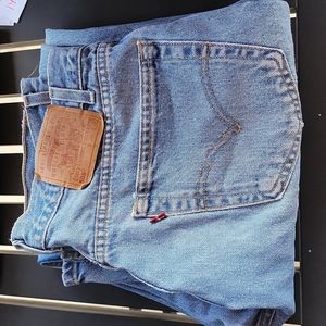 Men's 36x32 505 Light Blue Levi Jeans